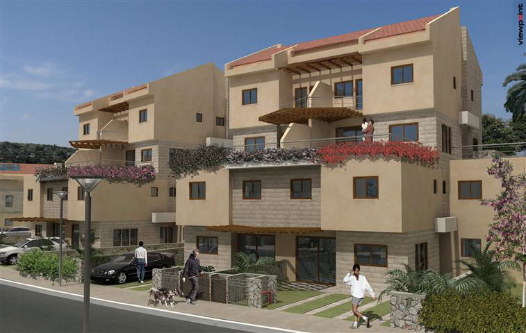 אורנית - מבני מגורים מדורגים