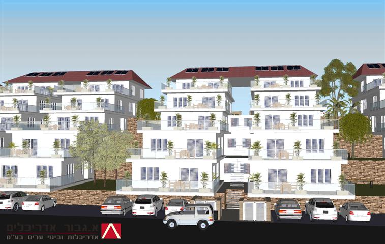 אורנית - מבני מגורים מדורגים