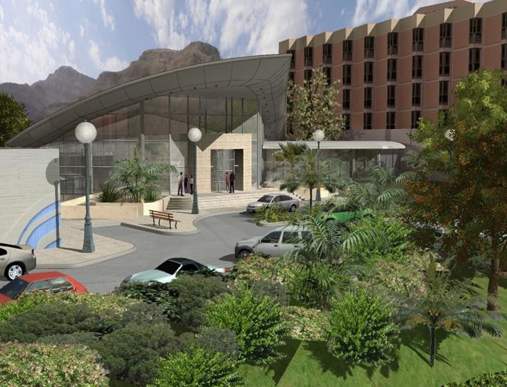 ים המלח - לובי וספא מלון אואזיס