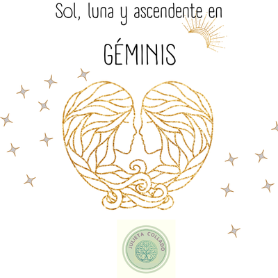 Sol,Luna y Ascendente en Géminis