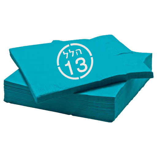 הדפסות לאירועים. מפיות, כיפות, הזמנות, עניבות..