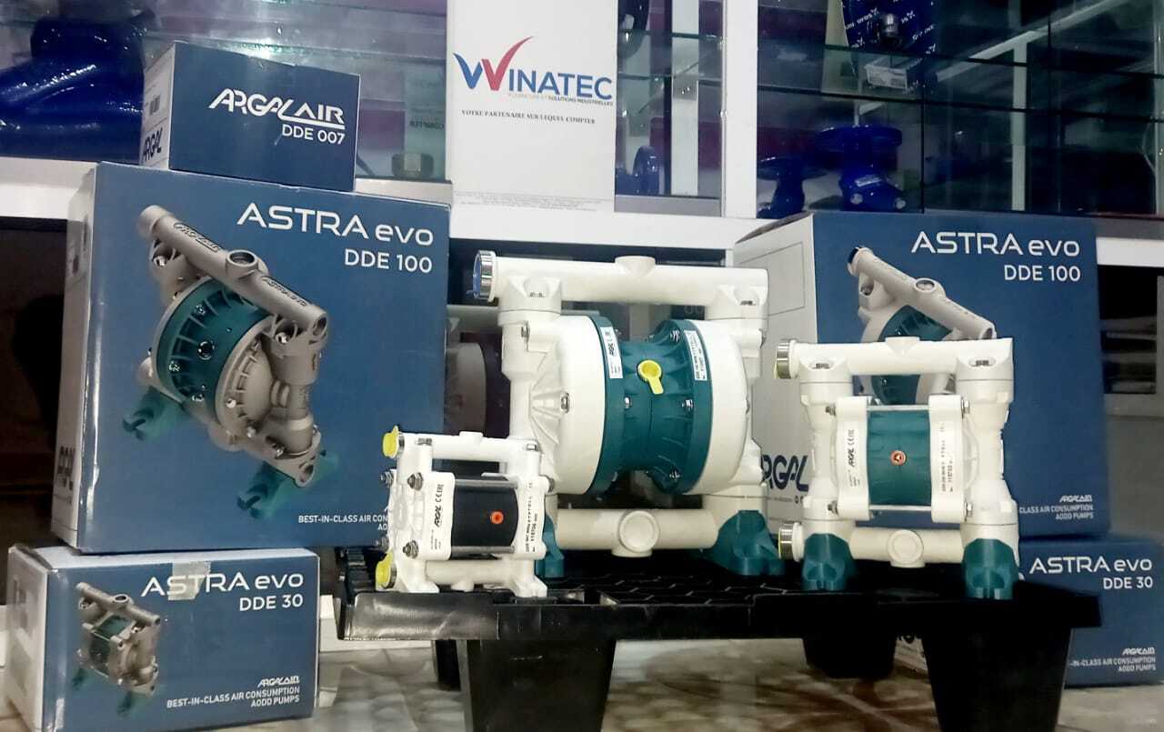 POMPES A DOUBLE MEMBRANES ARGAL DISTRIBUEES PAR WINATEC
