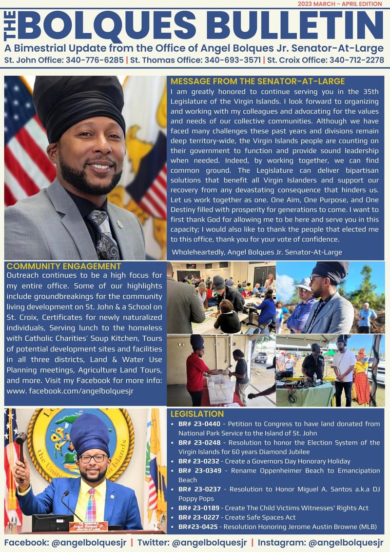 The Bolques Bulletin (A bimestrial newsletter)