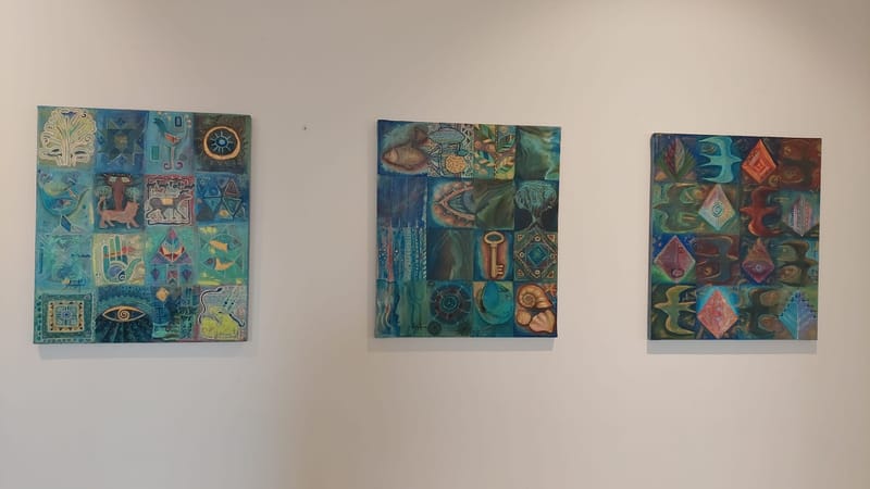 Ausstellung  :   Yahya Ashmawi   :   eine kanaanäische Liebesgeschichte