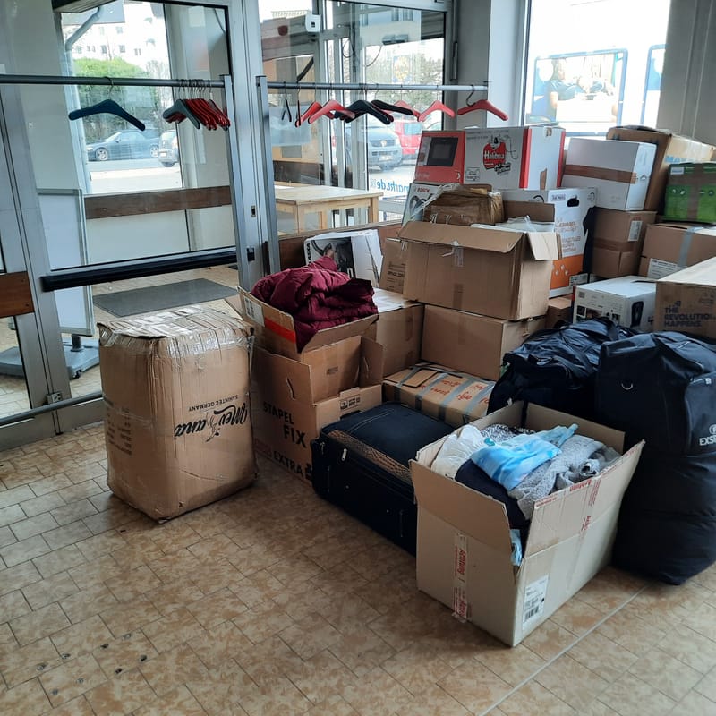 Sachspendenaktion für Nordsyrien | Sameh Alkali und Fadi Tahan