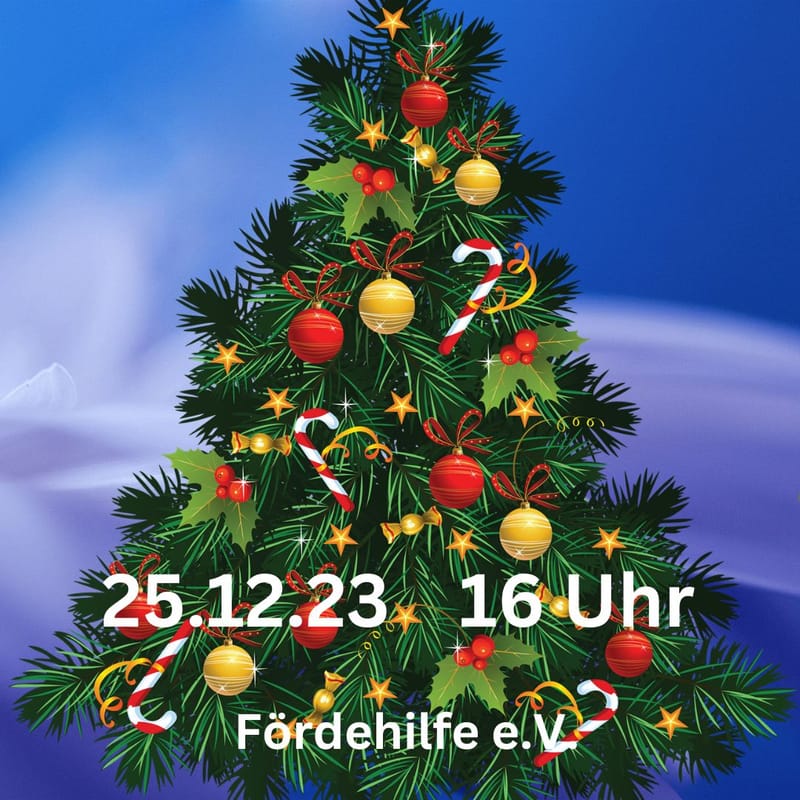 Weihnachten drinnen und draussen