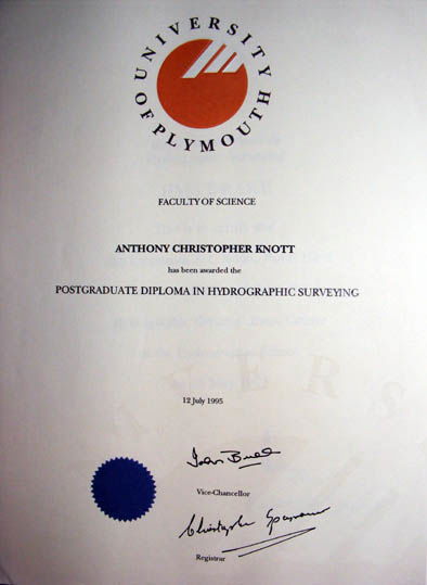 Post Graduate Diploma Geomatics University of Plymouth