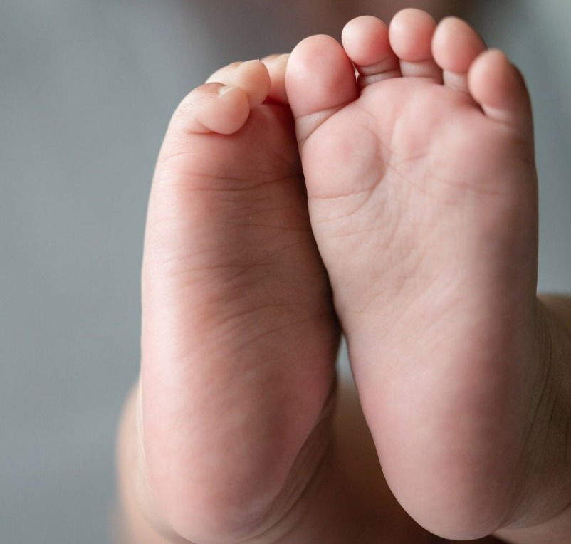 A newborn's heel bones are formed through the intercession of Saint Joseph of Anchieta