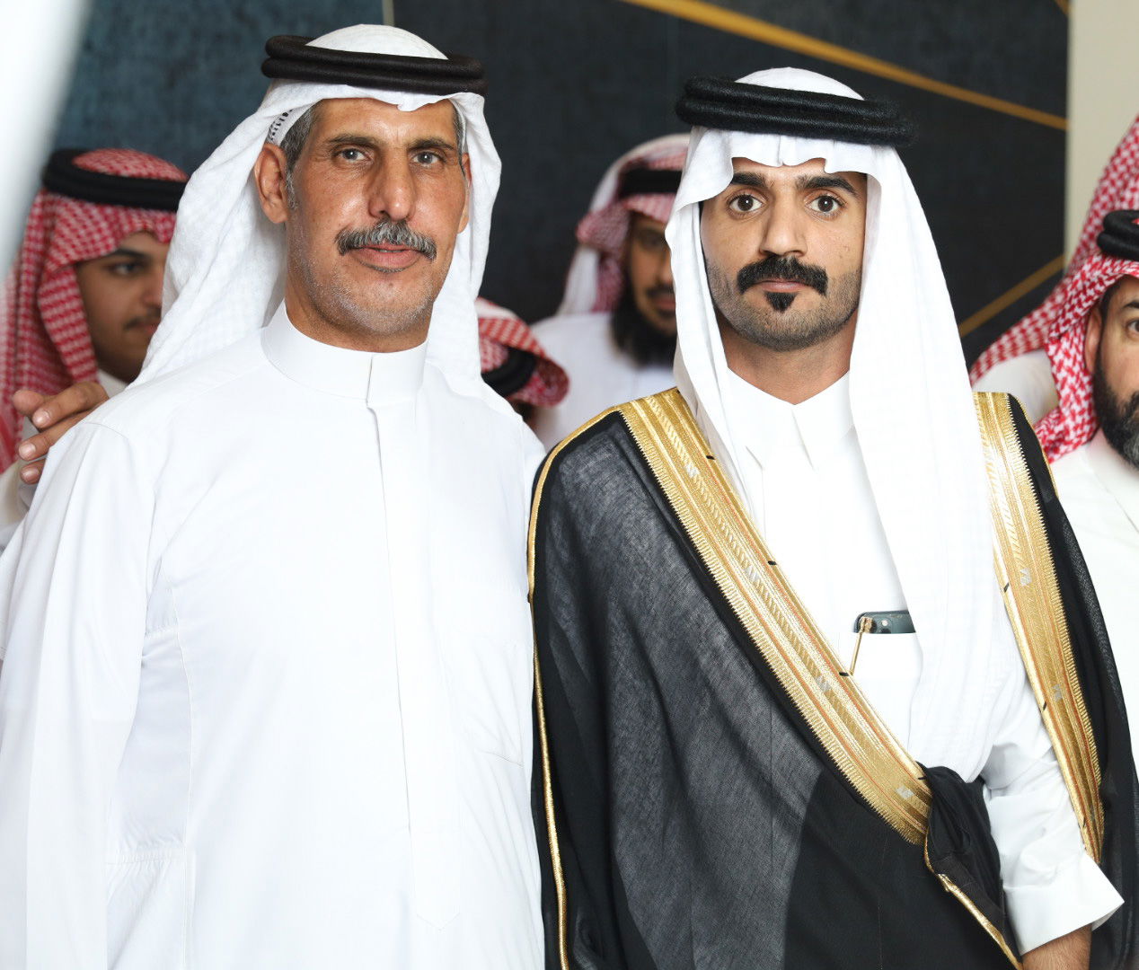 زواج ذيب وجميل ابناء شارخ بن عباد الحافي