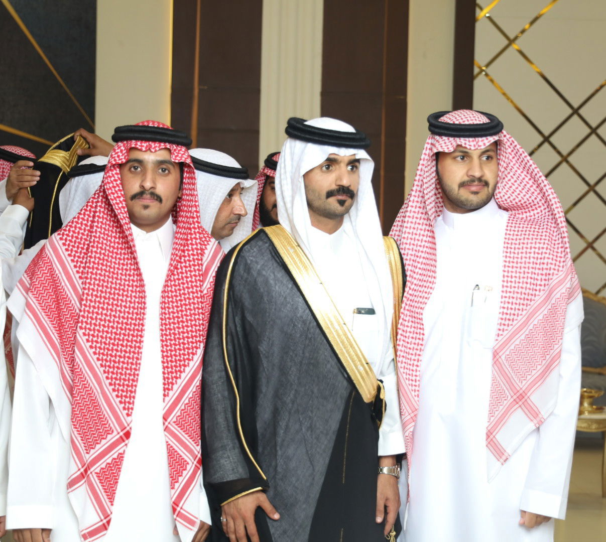 زواج ذيب وجميل ابناء شارخ بن عباد الحافي