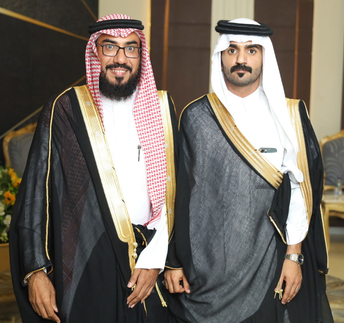 زواج ذيب وجميل ابناء شارخ بن عباد الحافي