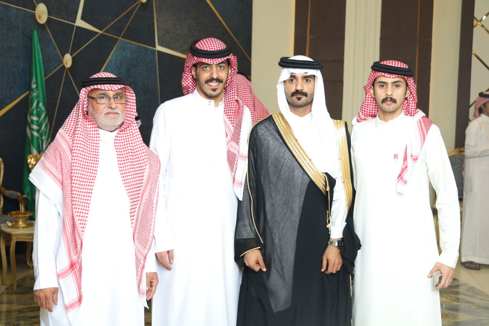 زواج ذيب وجميل ابناء شارخ بن عباد الحافي