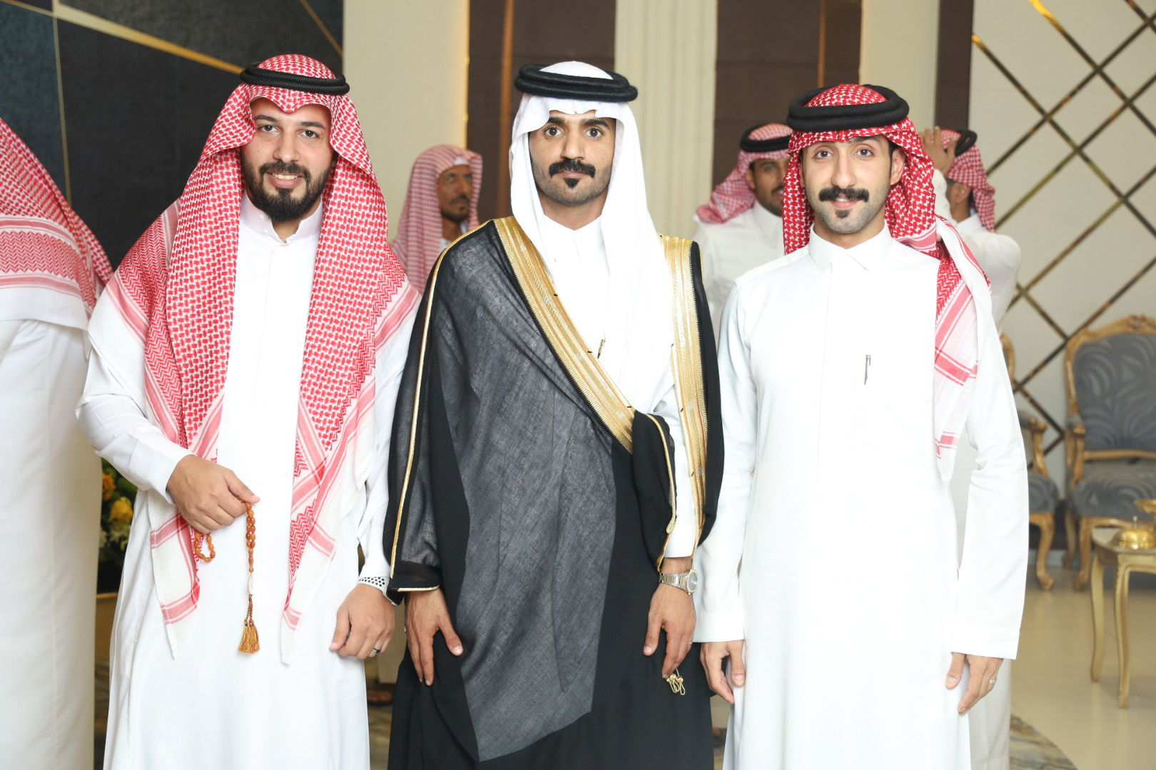 زواج ذيب وجميل ابناء شارخ بن عباد الحافي