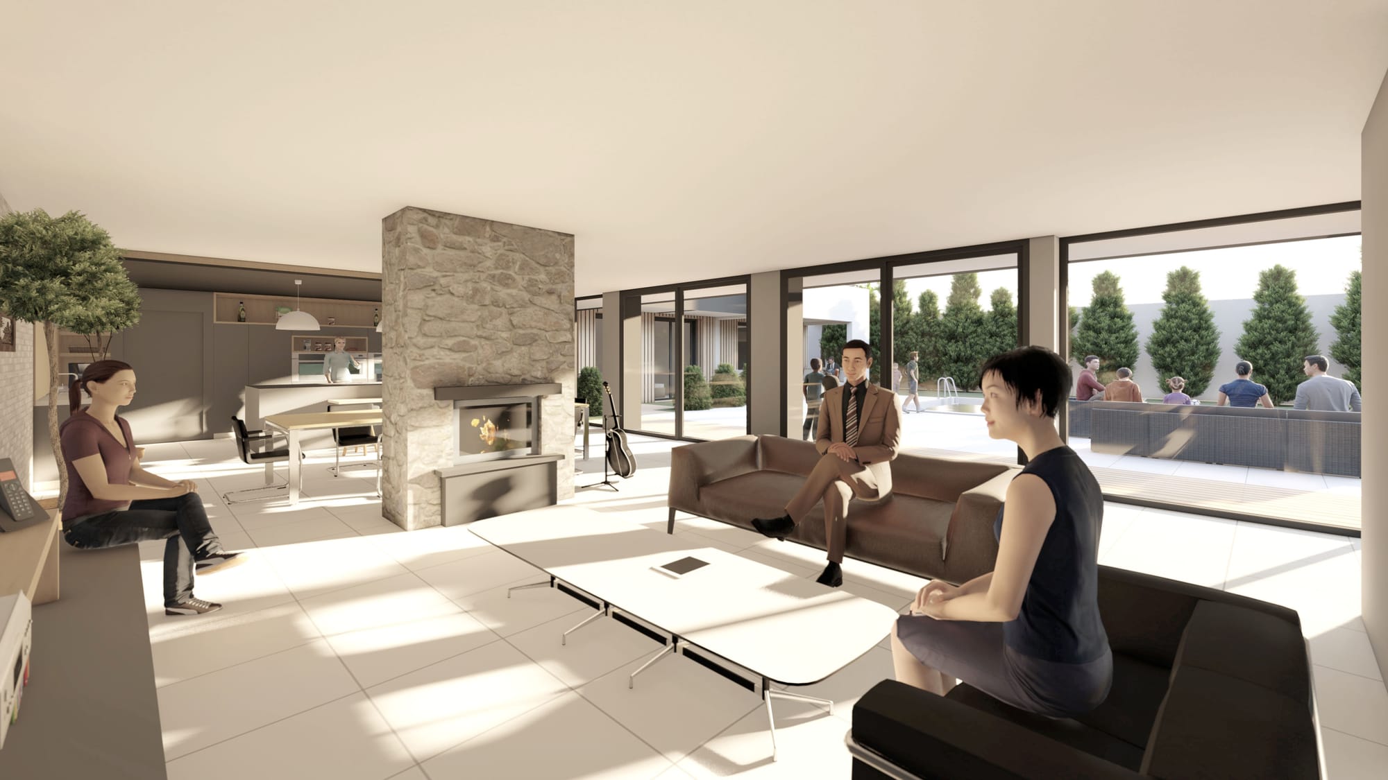 CONSTRUCTION D'UNE MAISON INDIVIDUELLE A ROCHE LA MOLIERE DANS LA LOIRE