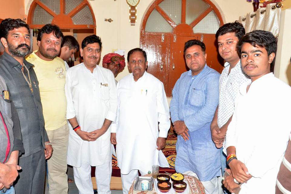 With Shri Suresh pachouri hi at my residence