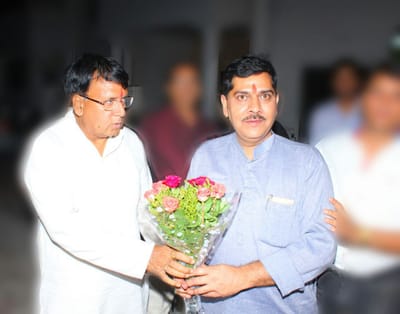 With Shri PC Sharma ji