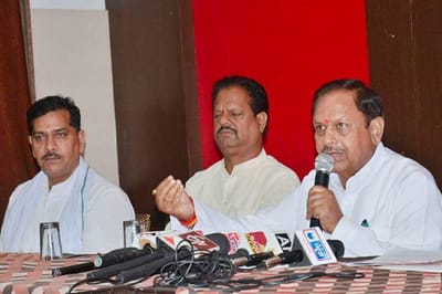 In press conference with Shri Suresh pachouri ji