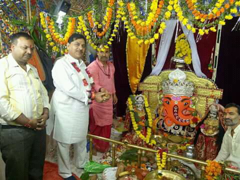 श्री गणेश चतुर्थी के पावन अवसर पर श्री चिन्तामन गणेश जी महाराज के दर्शन किऐ ।।।