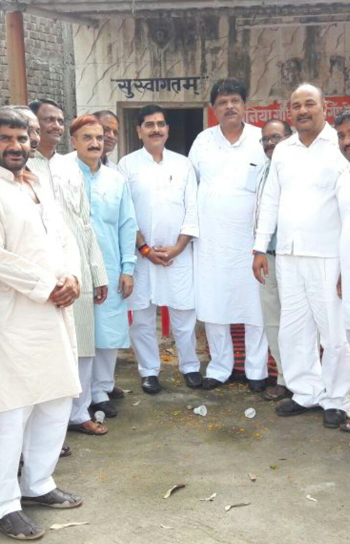 सीहोर शहर ब्लाक कांग्रेस  कमेटी के बी•आर•ओ• आज सीहोर आऐ ।