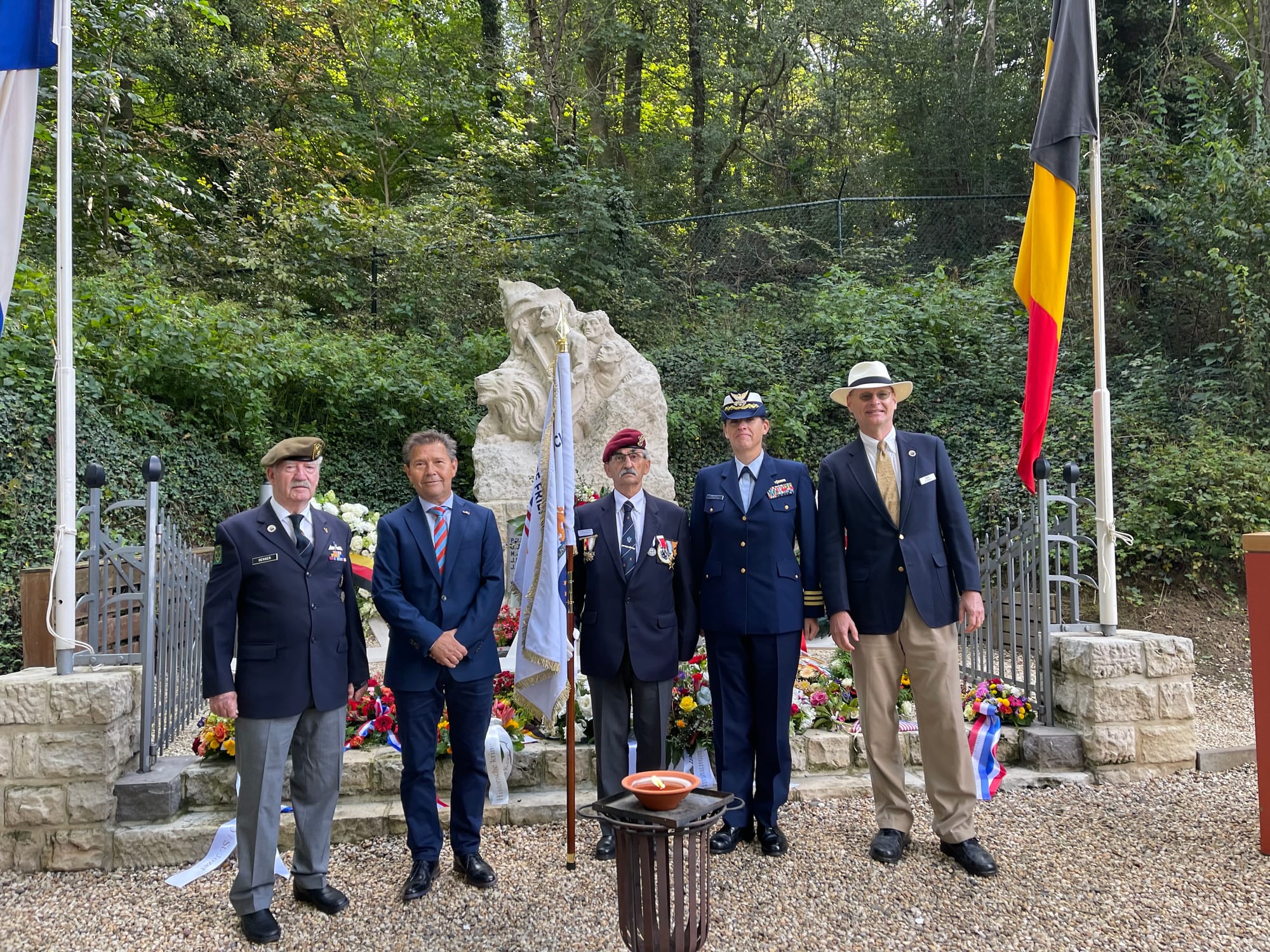 Commemoration Ceremony Belgian Monument 2021