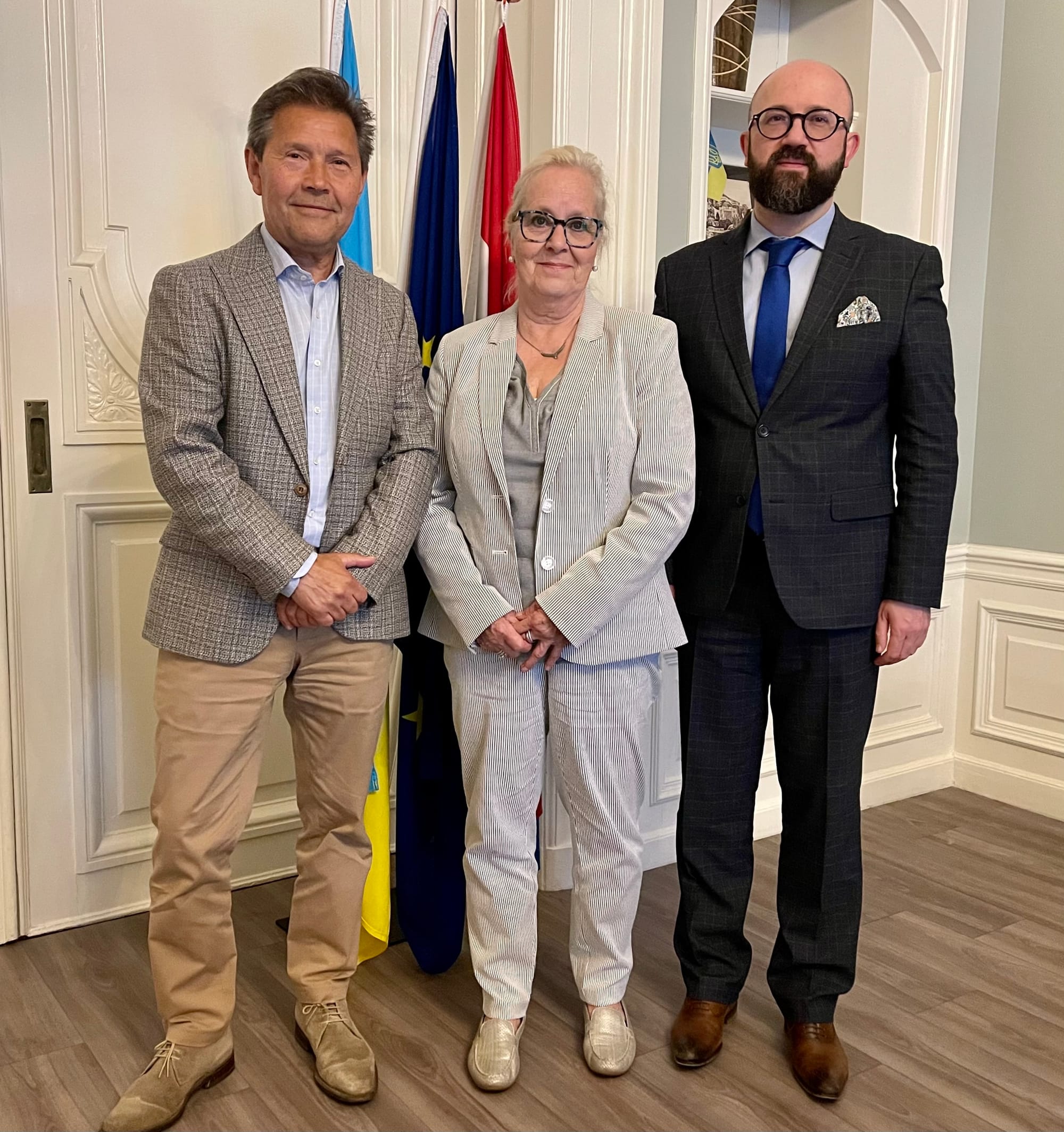 May 23rd 2022, Meeting H.E. Maksym Kononenko, Ambassador Ukraine