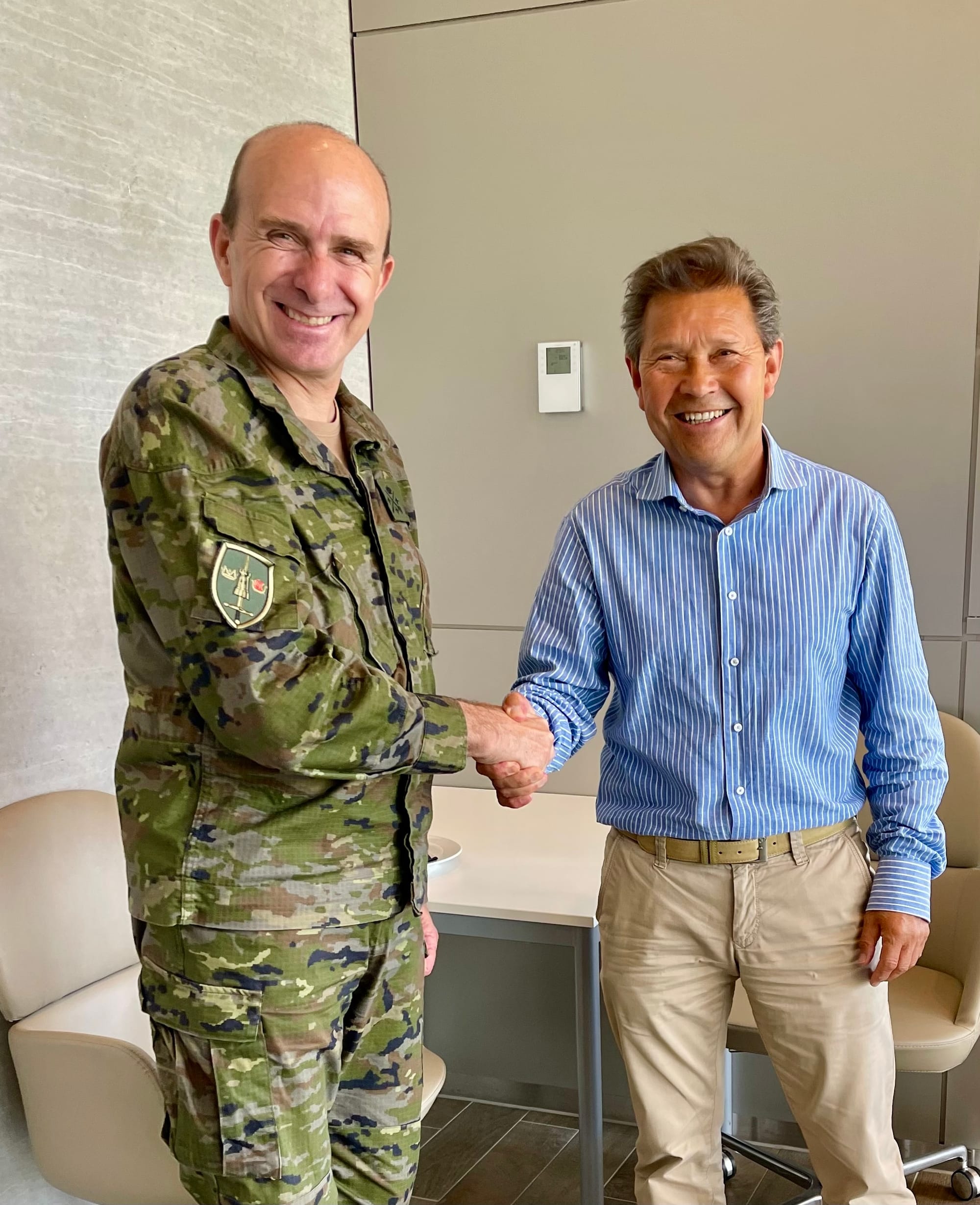 July 5th, 2022 meeting with Lt General Luis Lanchares, Deputy Commander Allied Force Command