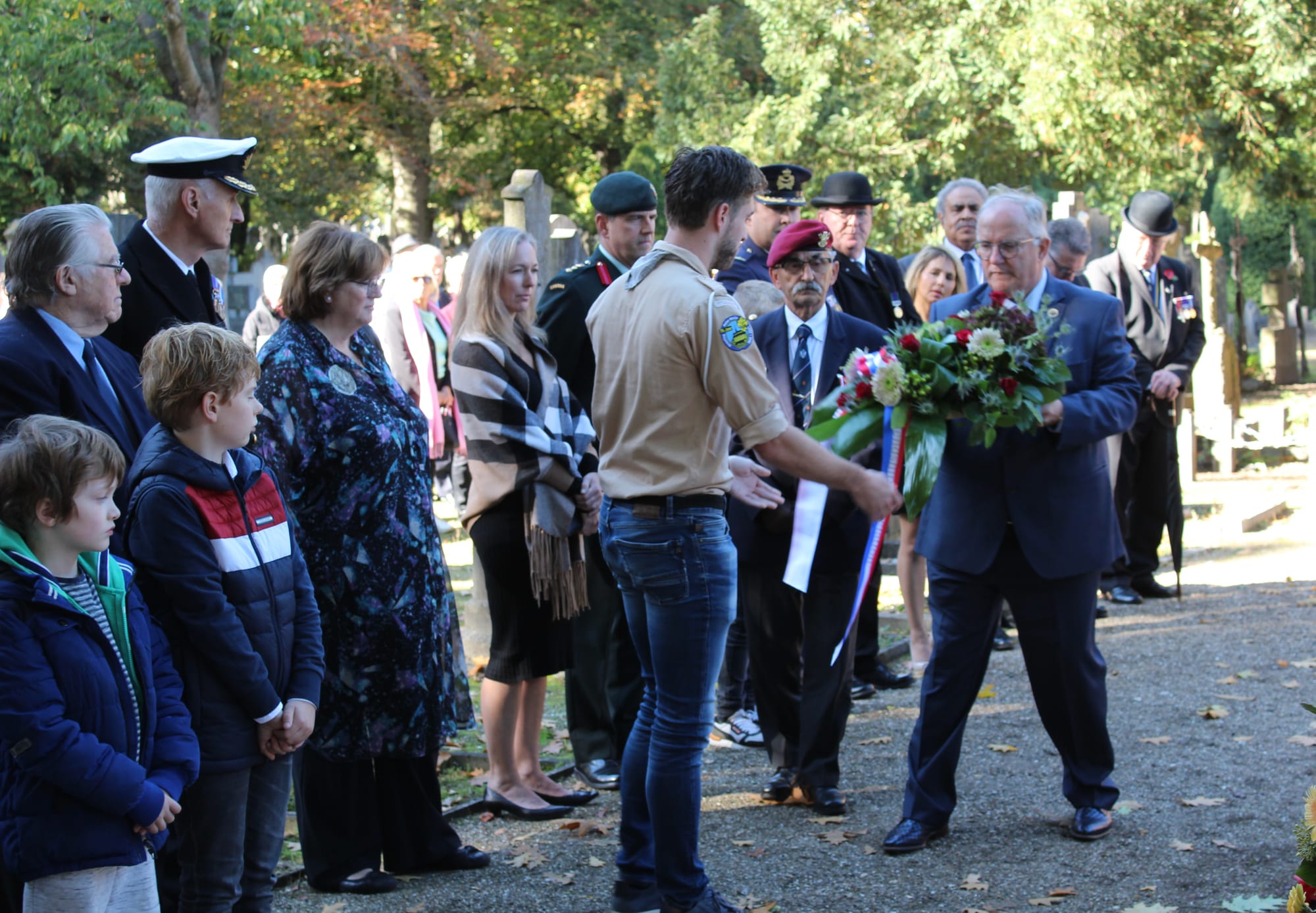 Oktober 9, 2022, Commemoration Ceremony War Cemetery Roermond