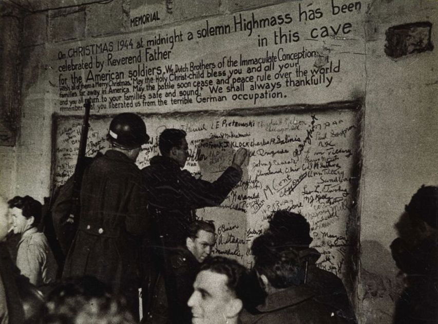 December 24th , 2022. Commemoration 1944 American Christmas Eve Mass at the SCHARK Cave, ENCI, Maastricht