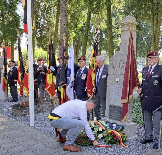 September 9,2023: Commemoration SAS Sgt Melsens and Lt Limbosch at Oudsbergen, Belgium