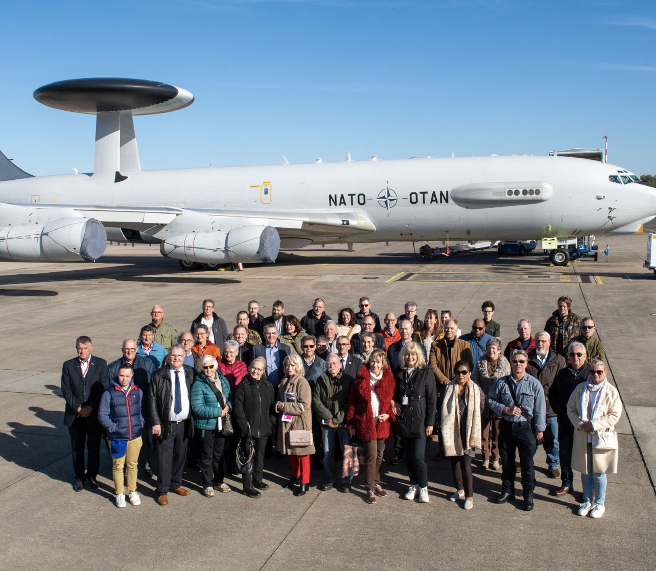 October 18th, 2023: Awesome briefing and visit flightline of AWACS