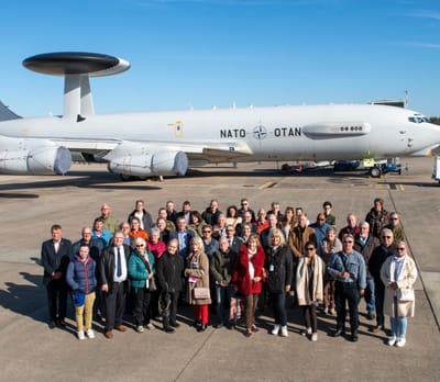 October 18th, 2023: Awesome briefing and visit flightline of AWACS
