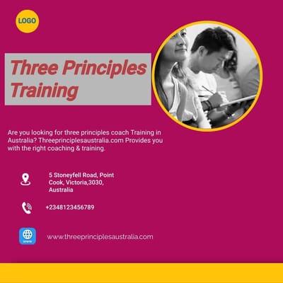 Get Your Life Back On Track With The Three Principles Training