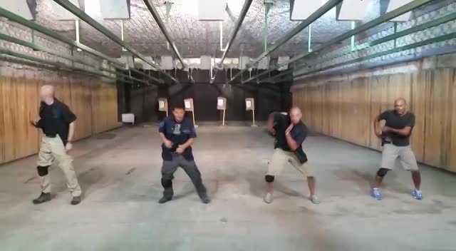 Shooting and combat instructor course at Corpus College