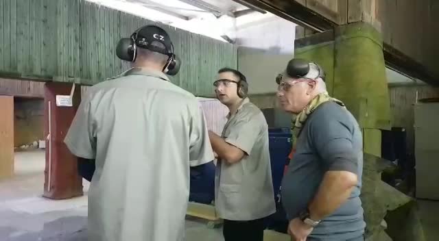 Shooting instructors course at Corpus College