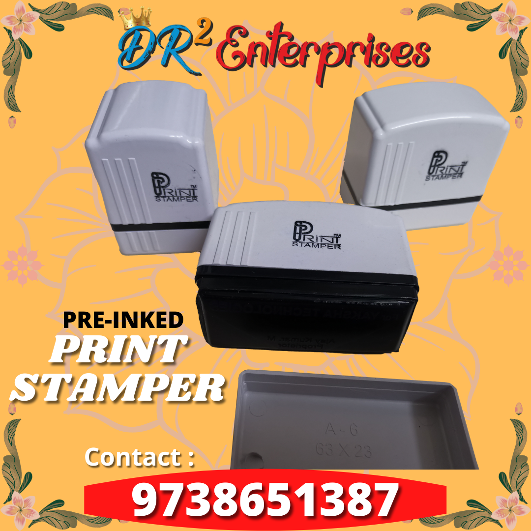 Pre-Inked Print Stamper