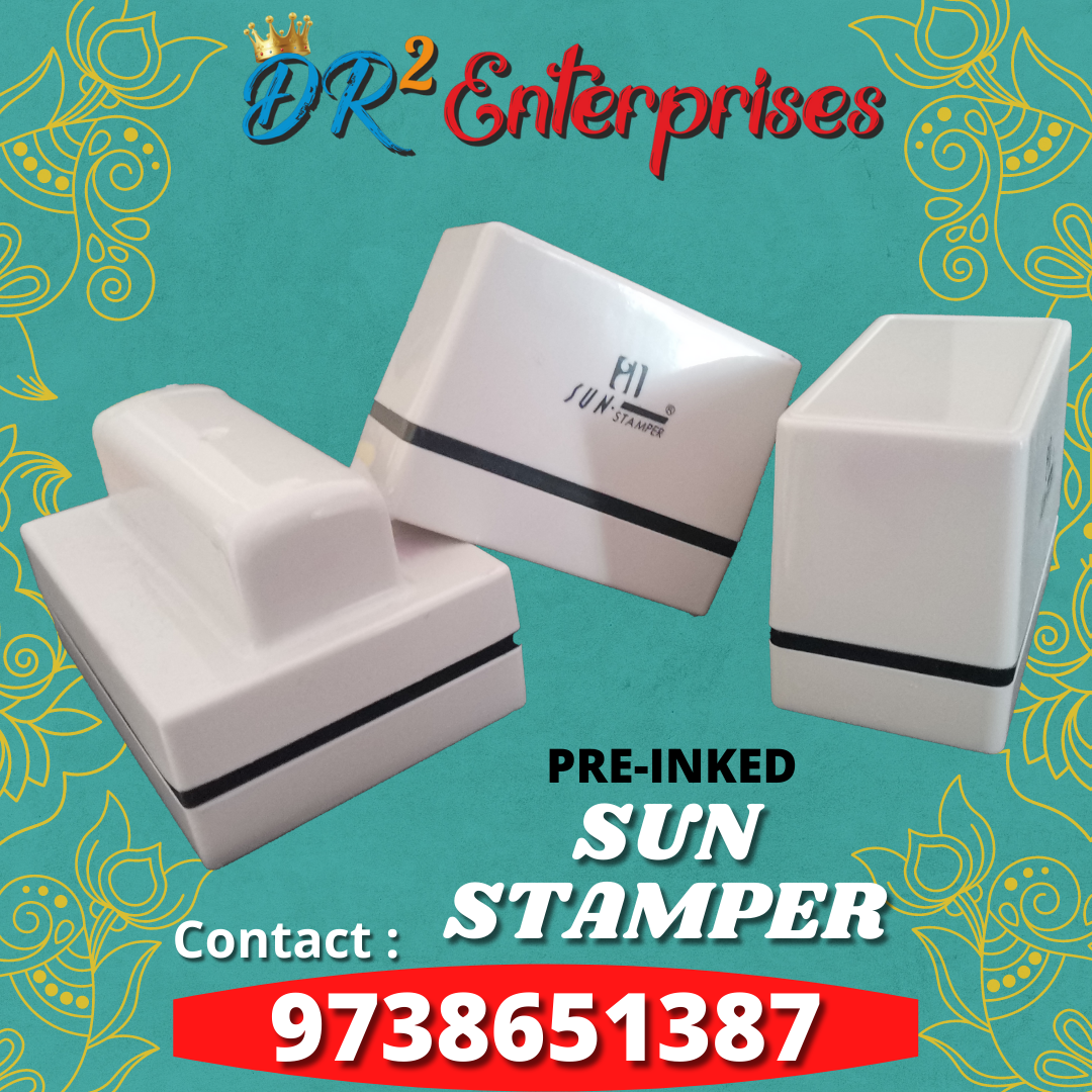 Pre-Inked Sun Stamper