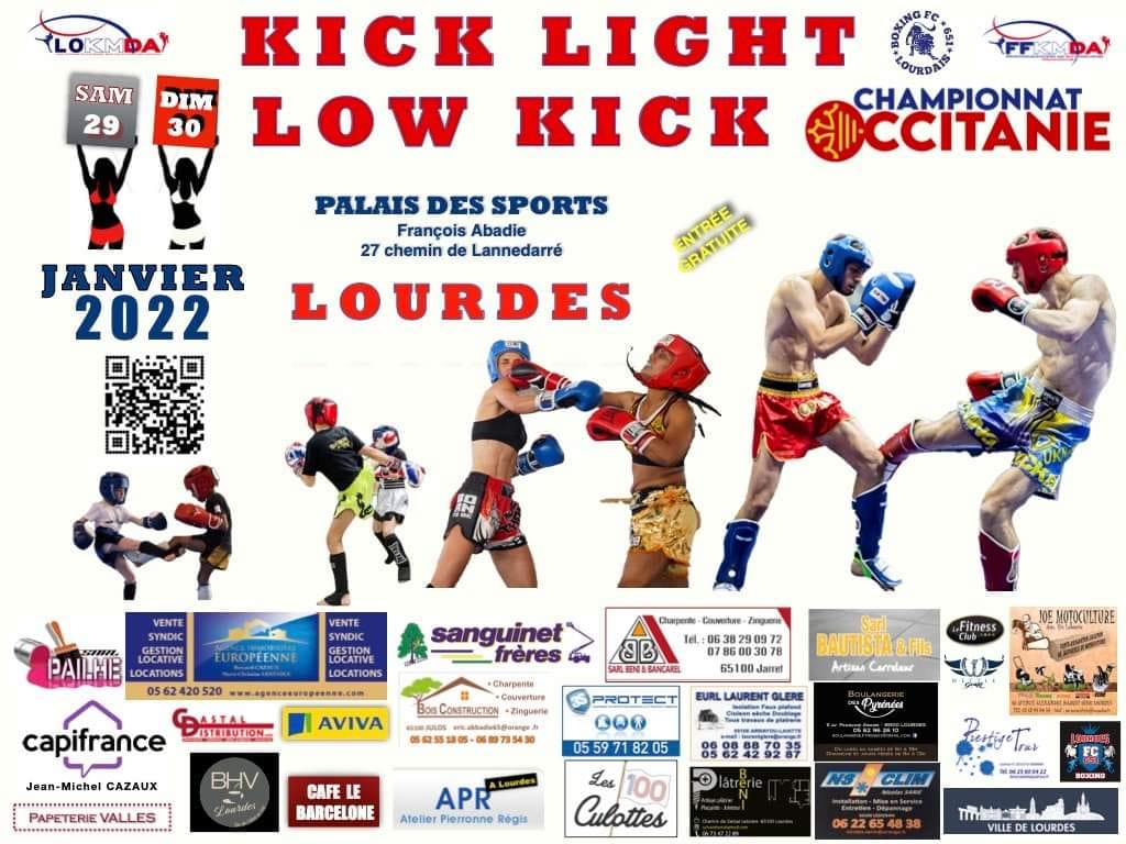 Les championnats régionaux de KICK LIGHT et de Low Kick