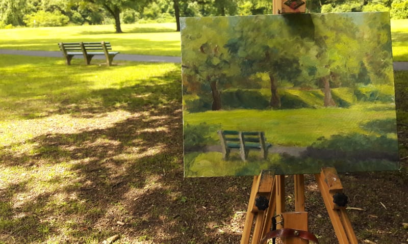 First plein-air of the year