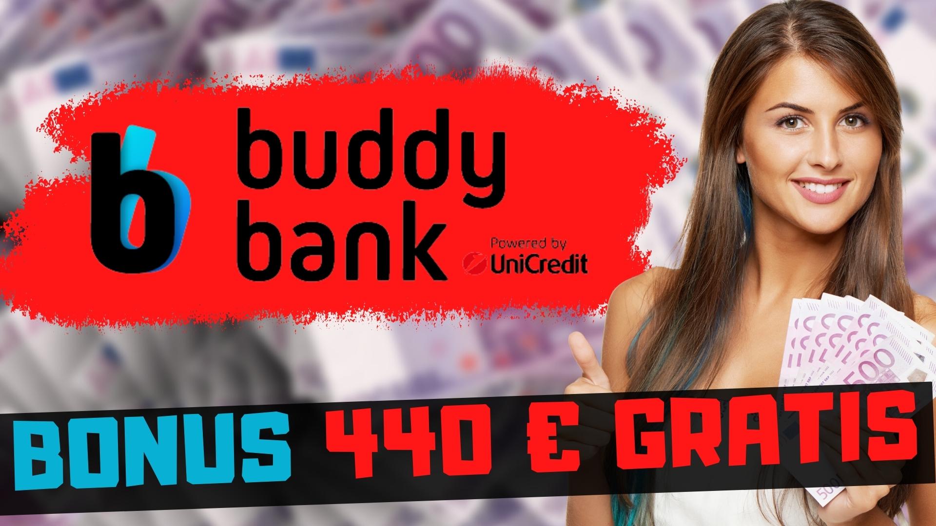 BONUS BUDDYBANK FINO A 440 € GRATIS !