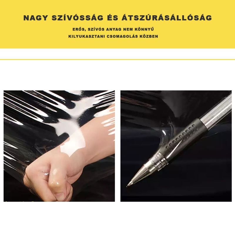Nagy szívósság és átszúrásállóság