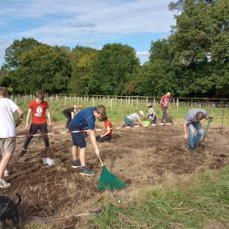 Duke of Edinburgh's Award Wildflower Planting