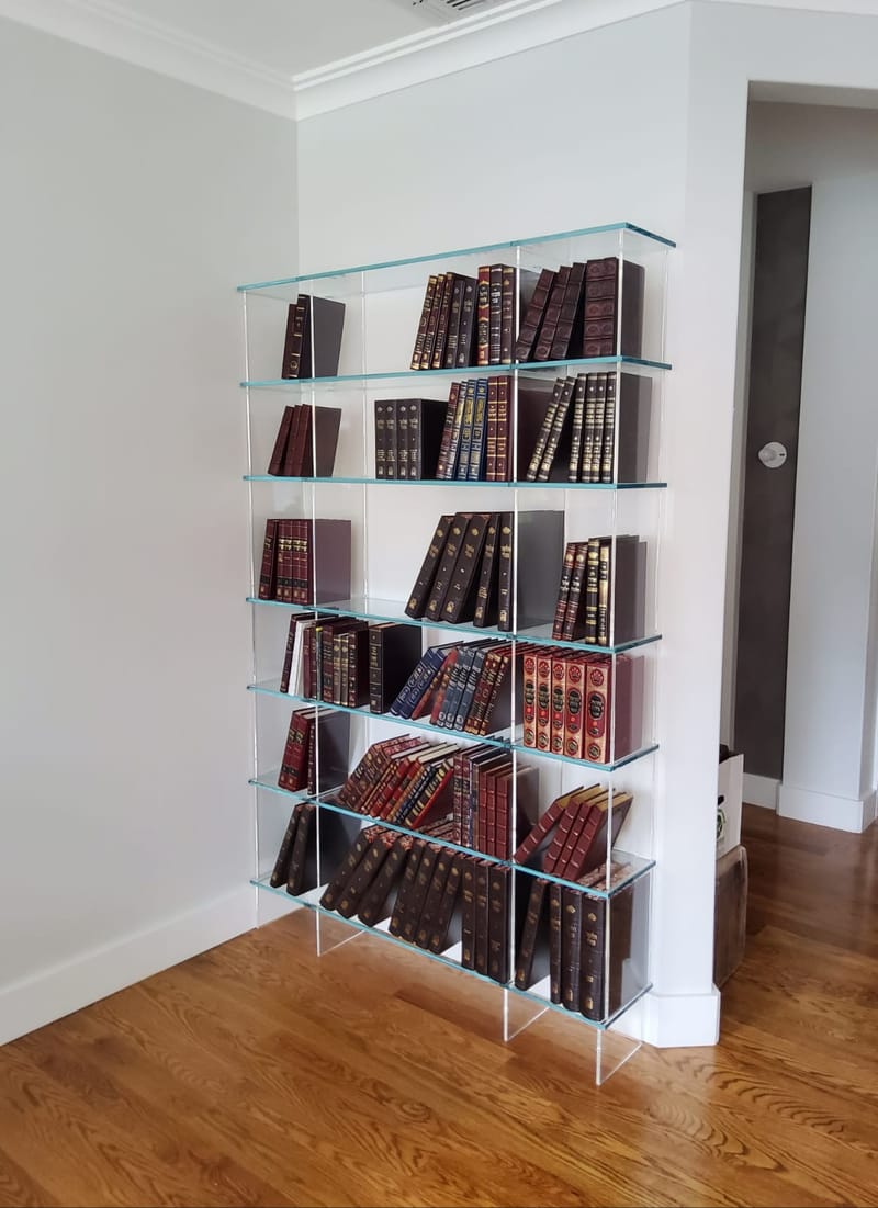The UltraClear Glass Bookcase