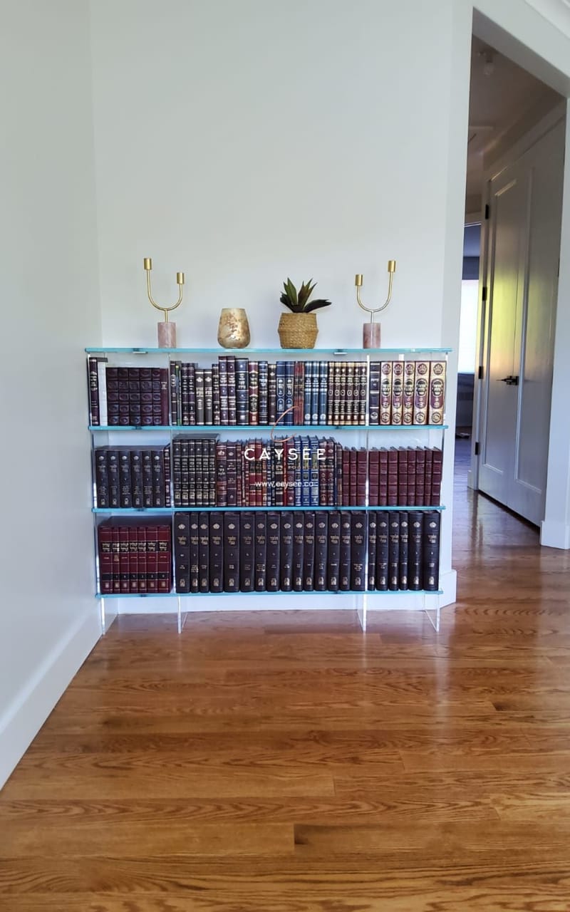 The UltraClear Glass Bookcase