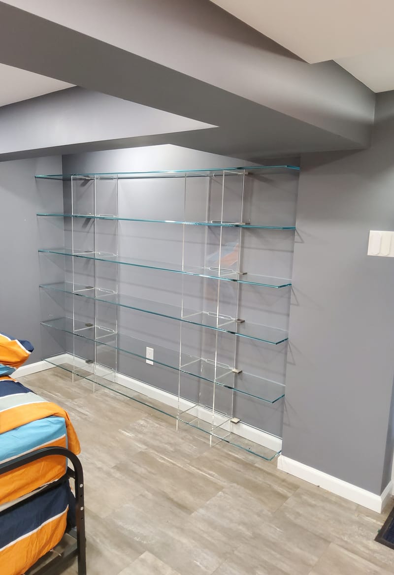 The UltraClear Glass Bookcase