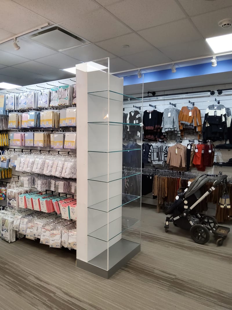 Custom Glass Shelving