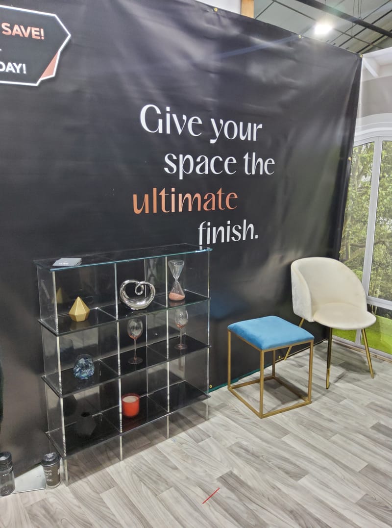 Custom Glass Shelving