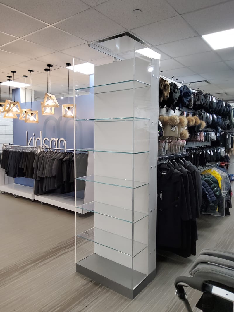 Custom Glass Shelving