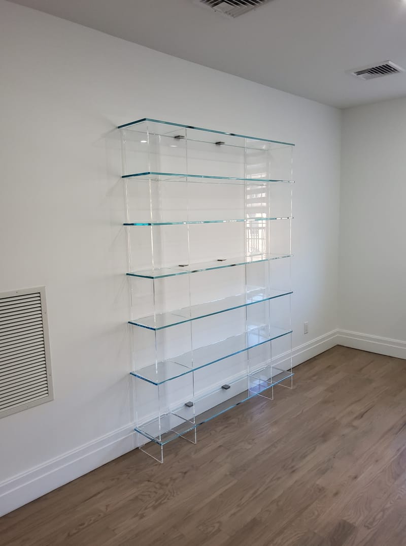 The UltraClear Glass Bookcase