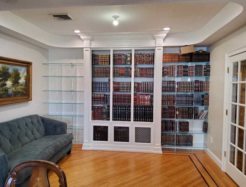 The UltraClear Glass Bookcase