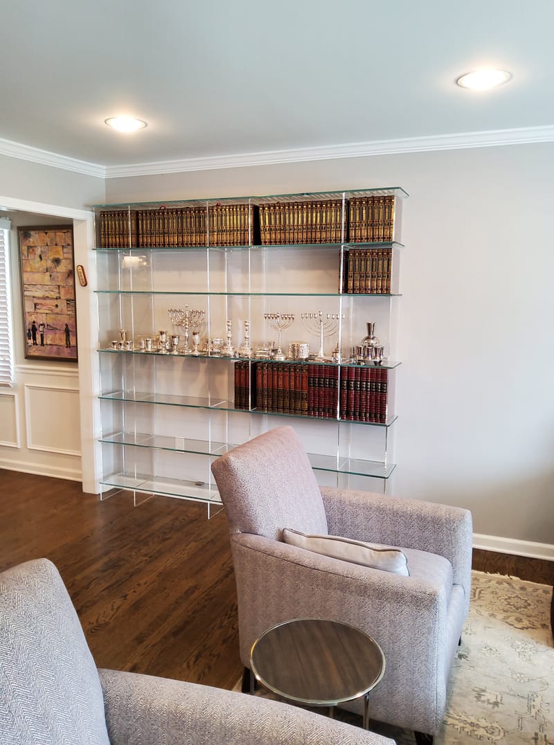 The UltraClear Glass Bookcase